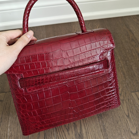 Genuine alligator hand bag - Picture 2 of 6